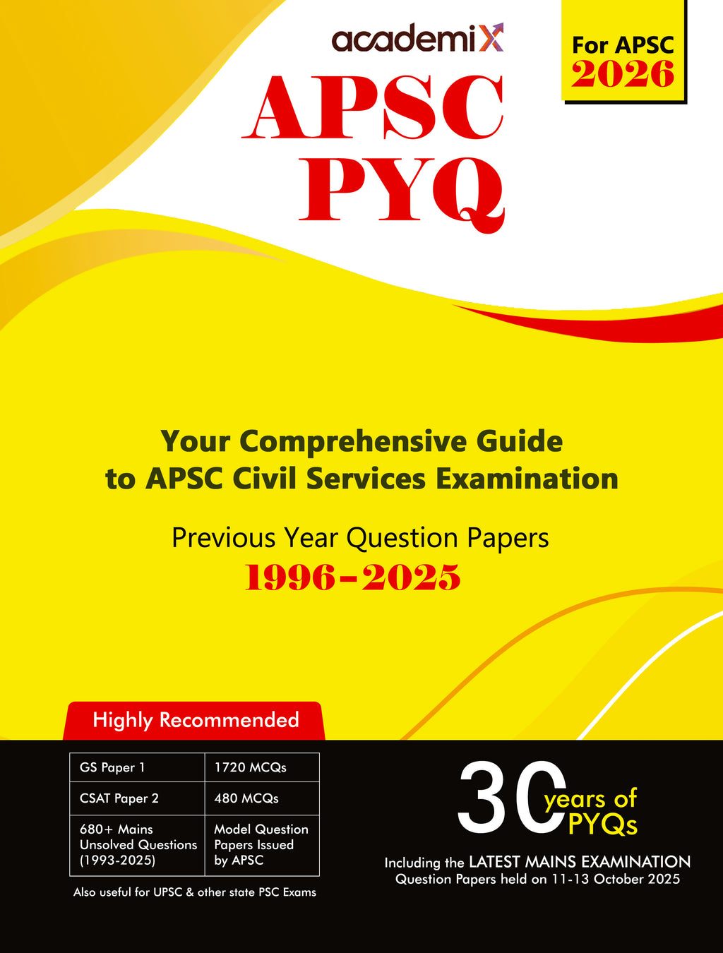APSC PYQ | English Medium | Assamese Medium | 1996-2026