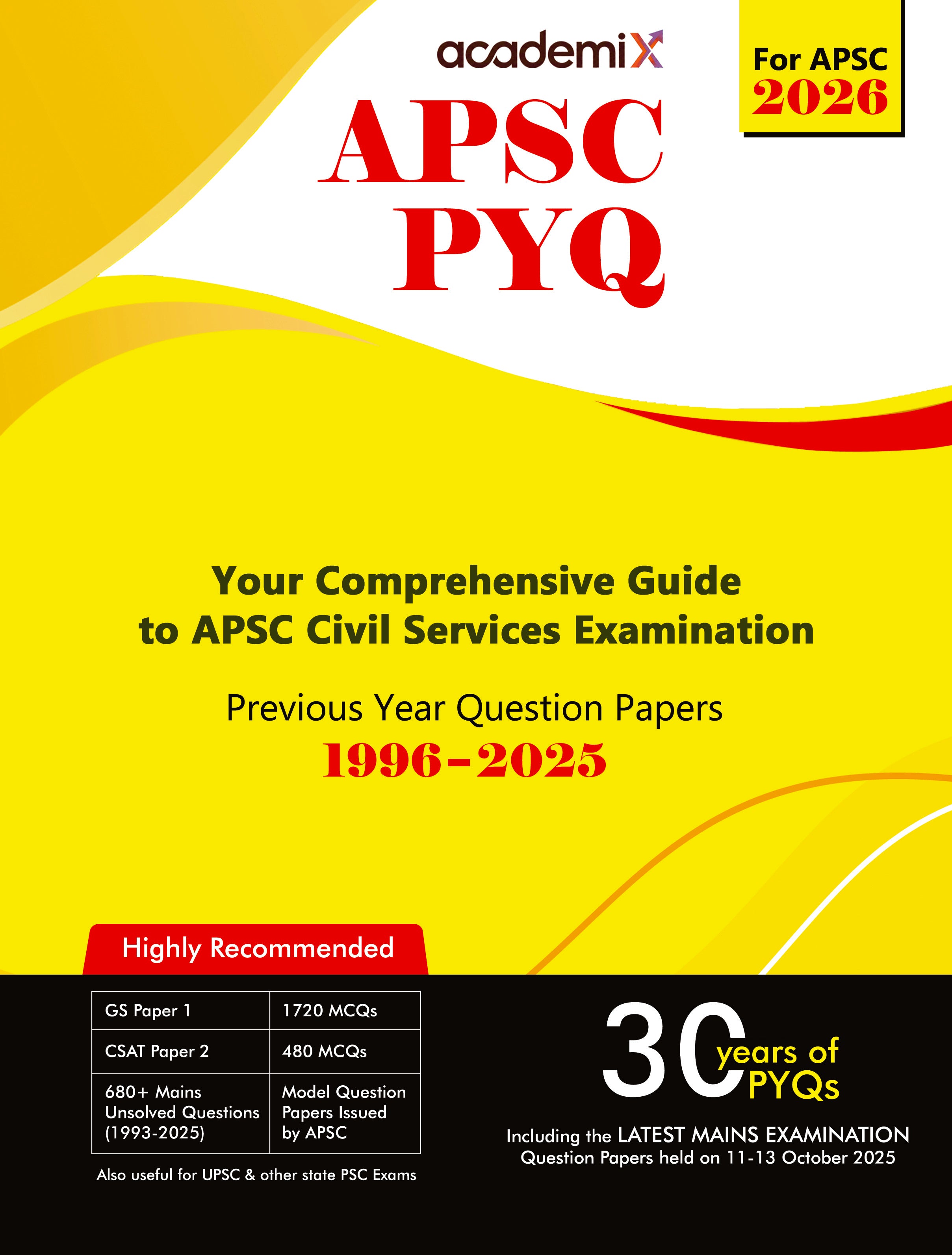 APSC PYQ | English Medium | Assamese Medium | 1996-2026